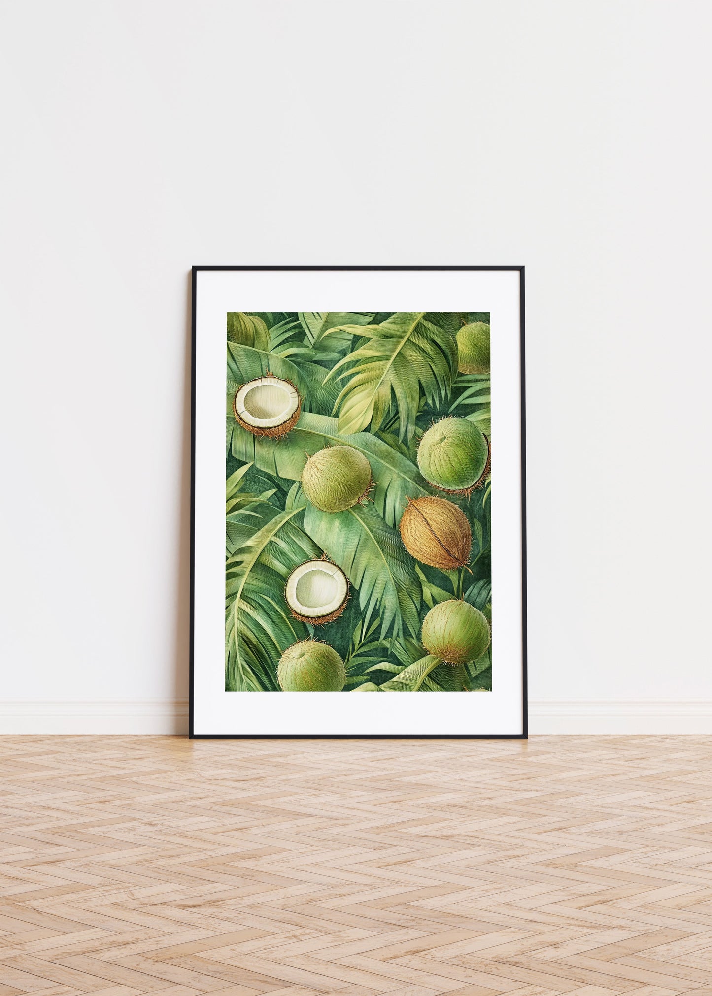 A pattern of Green Coconuts 1