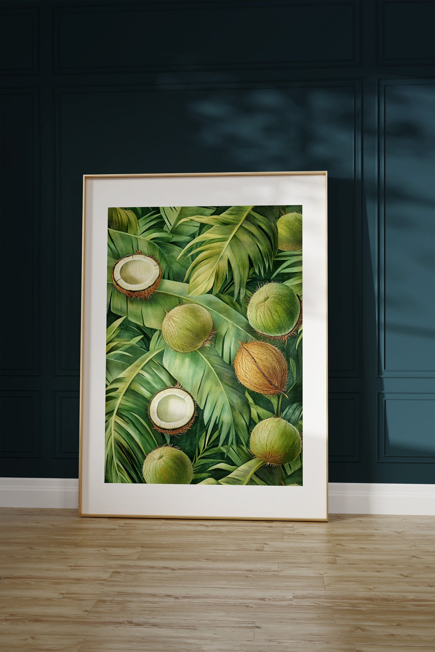 A pattern of Green Coconuts 1