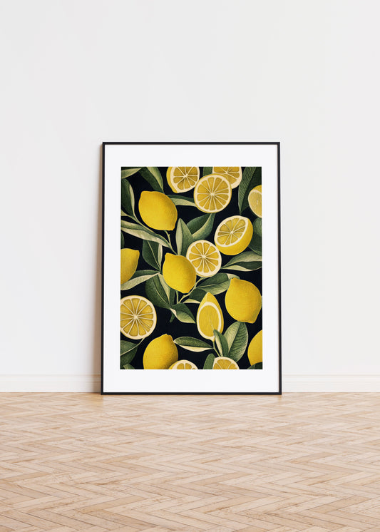 A pattern of Lemon pieces 1