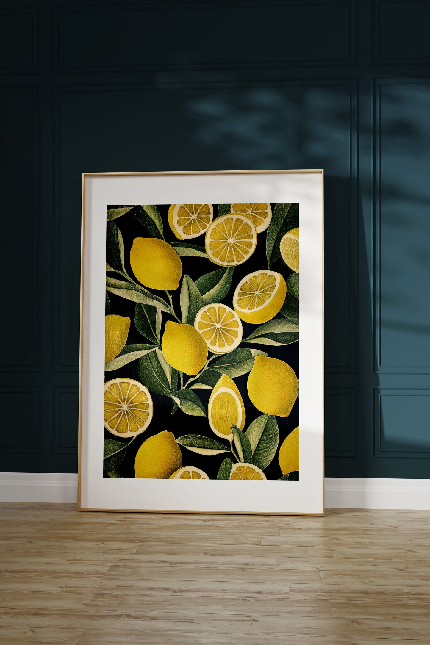 A pattern of Lemon pieces 1