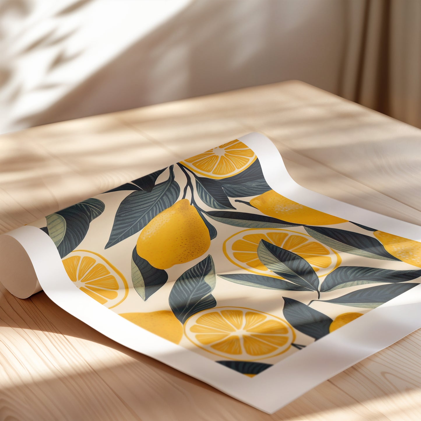 A pattern of Lemon pieces 2