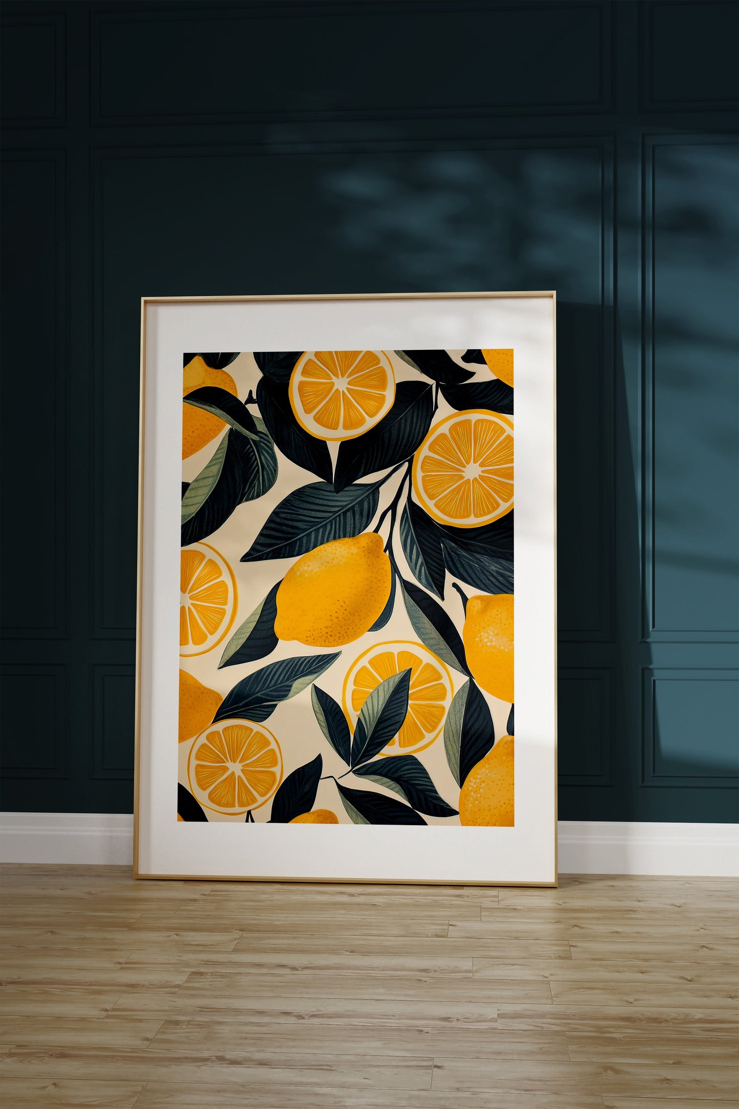 A pattern of Lemon pieces 2
