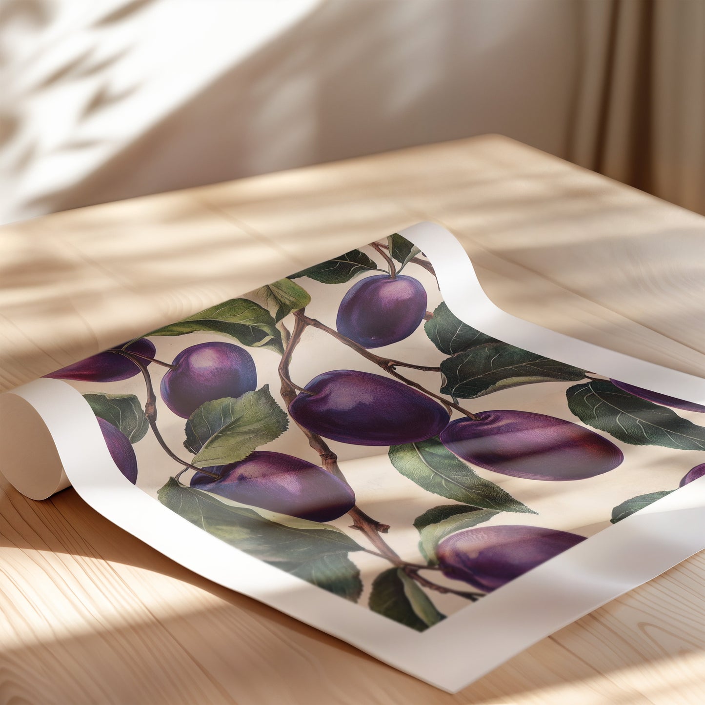 A pattern of Plums