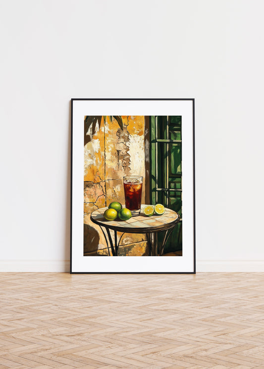 Cuba Libre with Limes in Havana