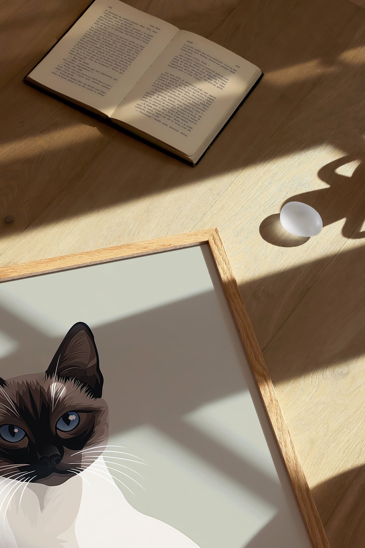 Illustration of a Balinese cat