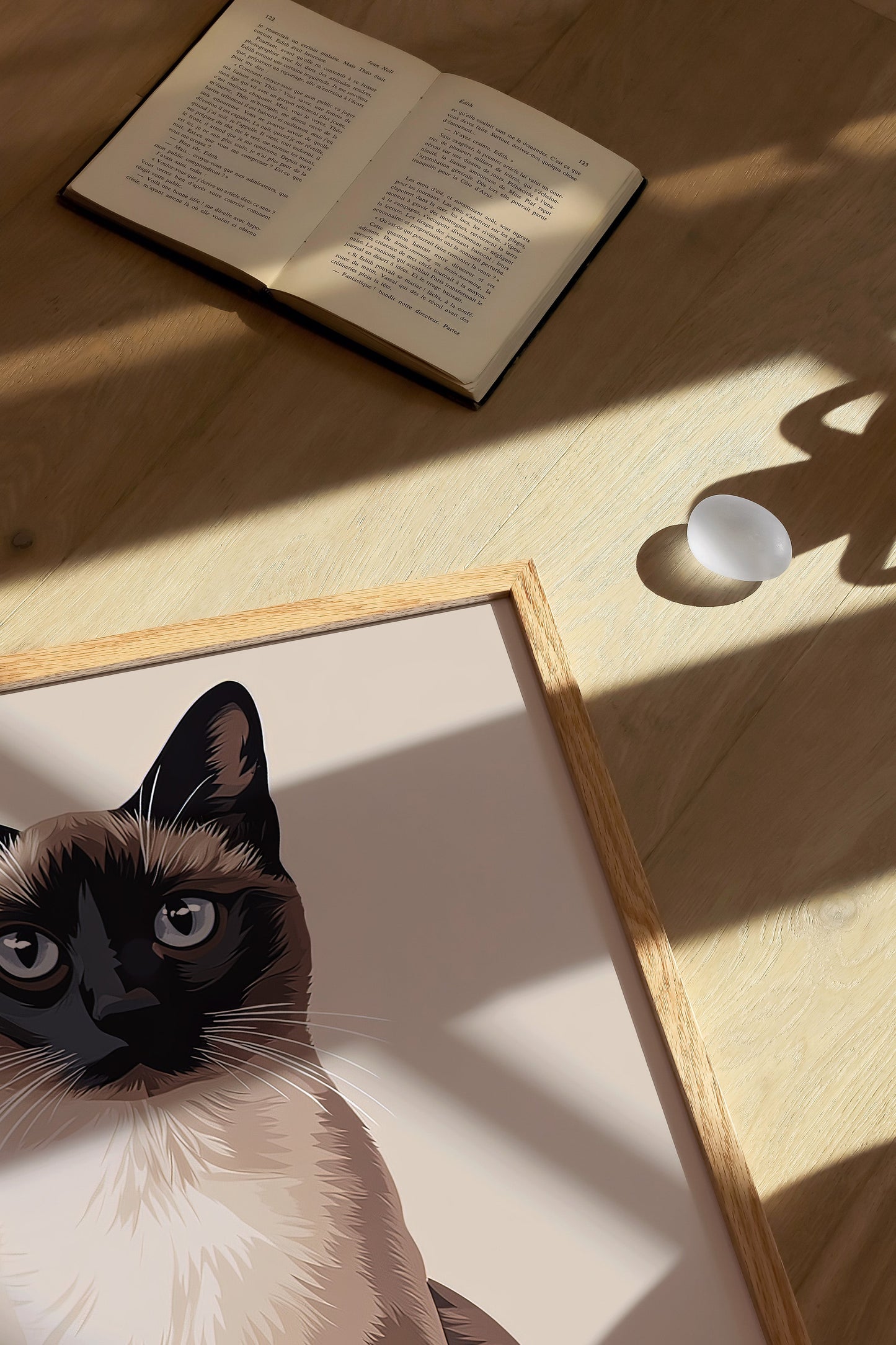 Illustration of a Balinese cat 2