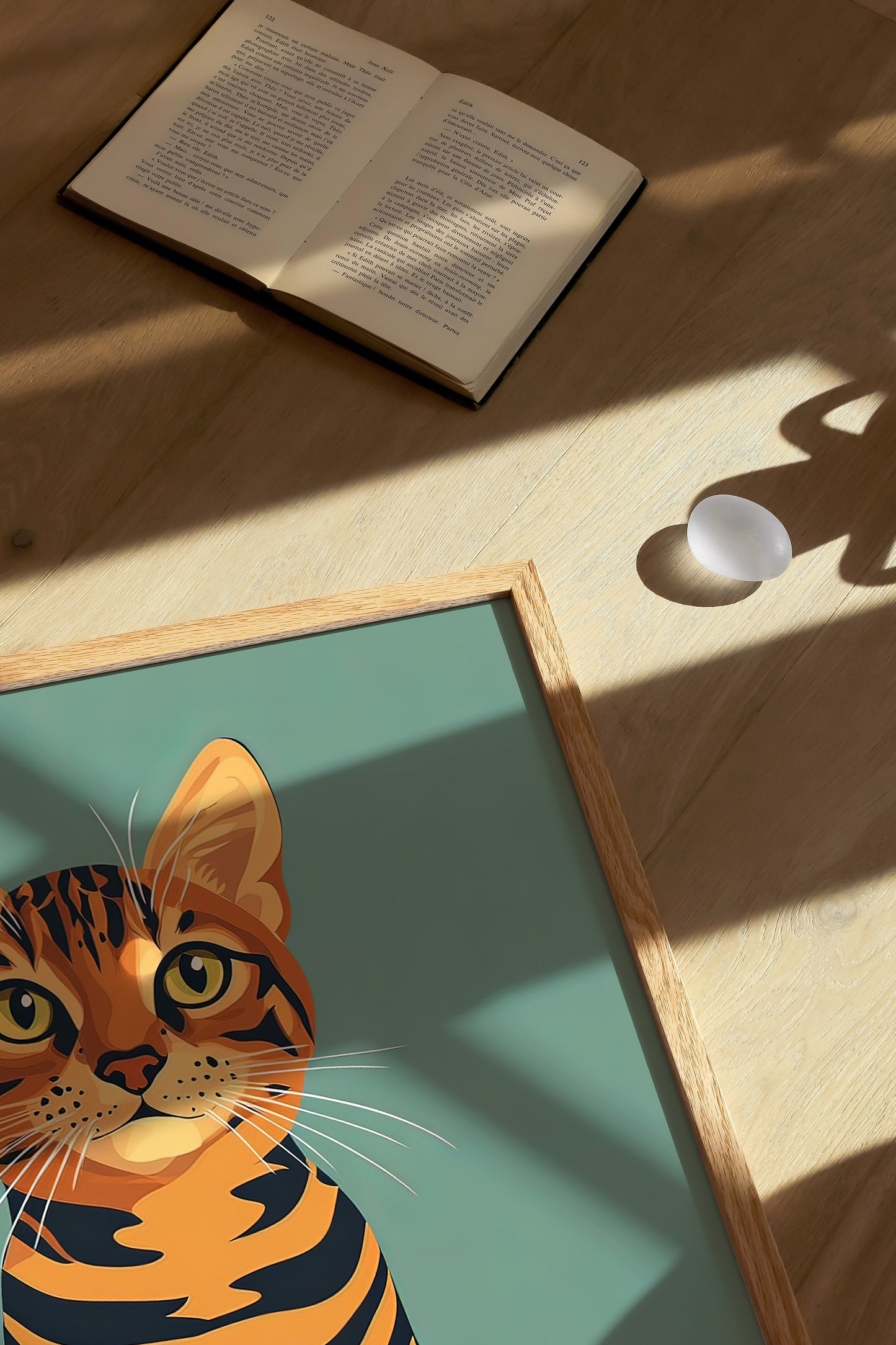 Illustration of a Bengal cat