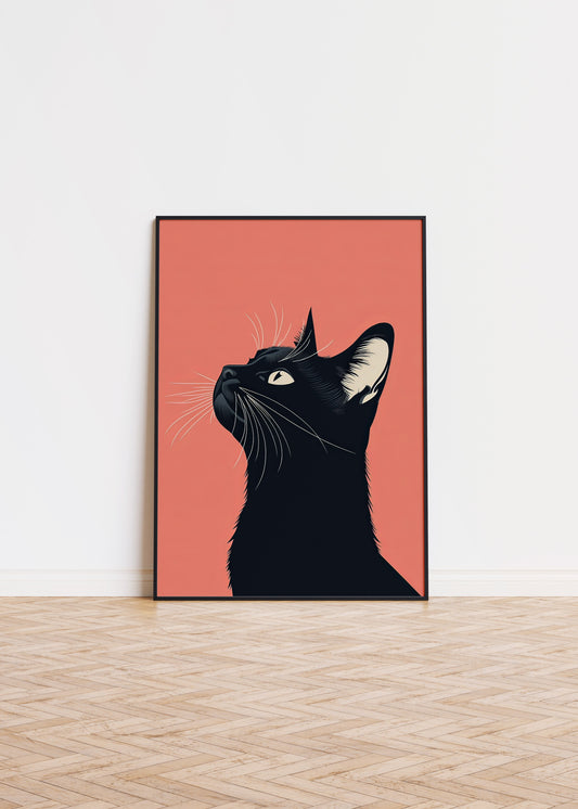 Illustration of a Bengal cat 1