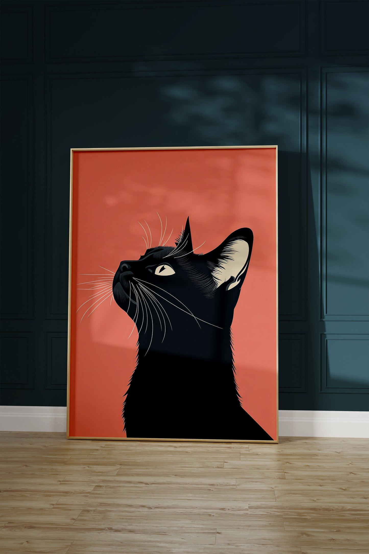 Illustration of a Bengal cat 1