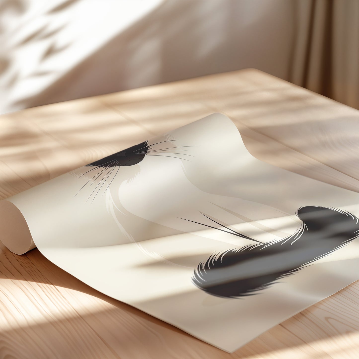 Illustration of a Birman cat 1