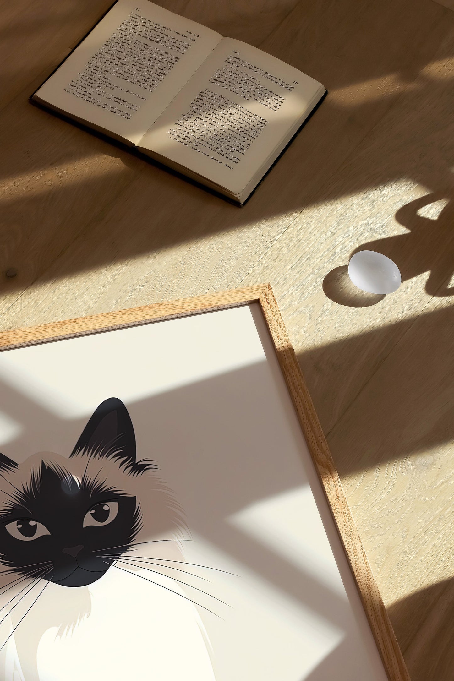 Illustration of a Birman cat 1