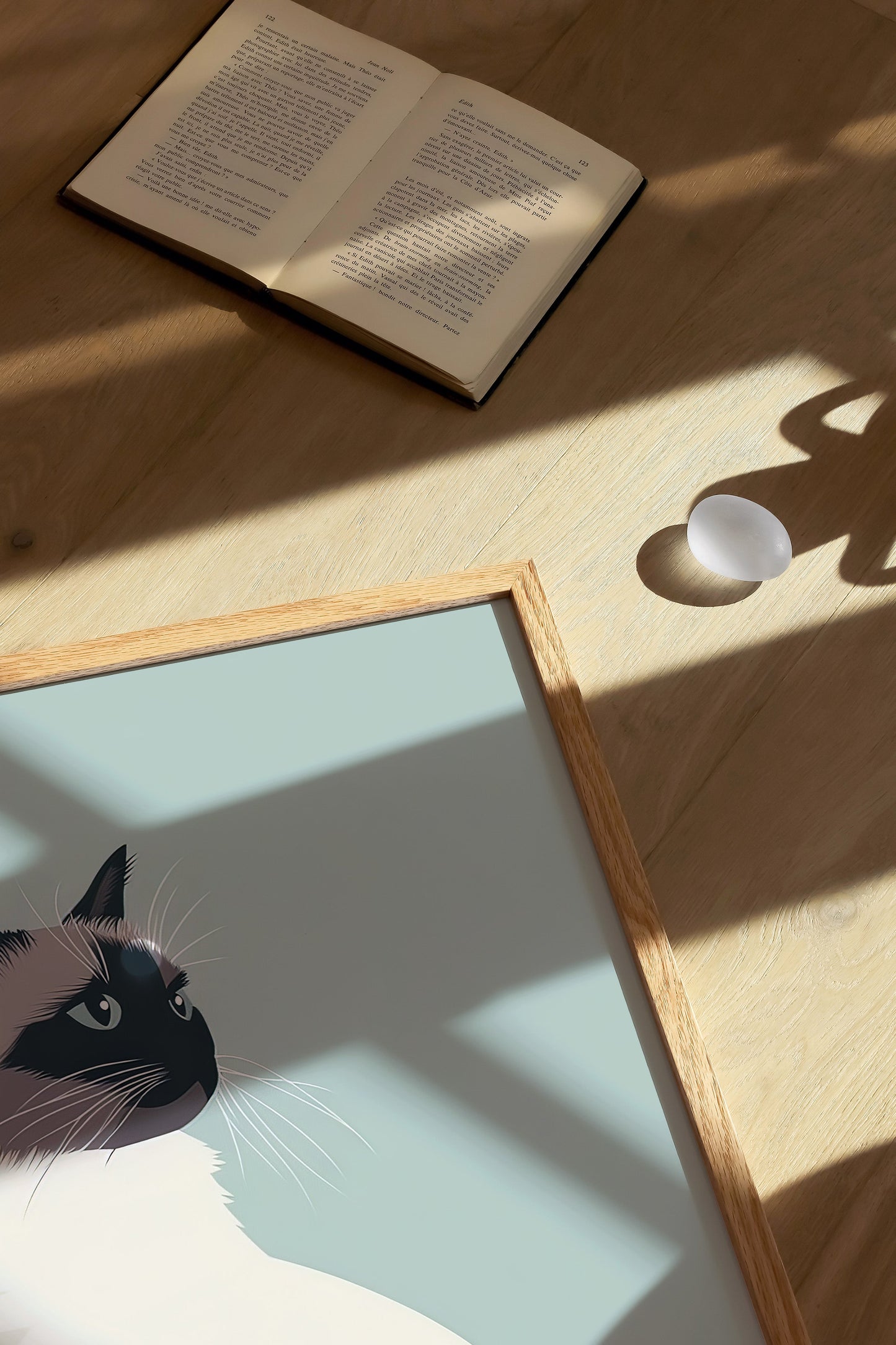 Illustration of a Birman cat 2