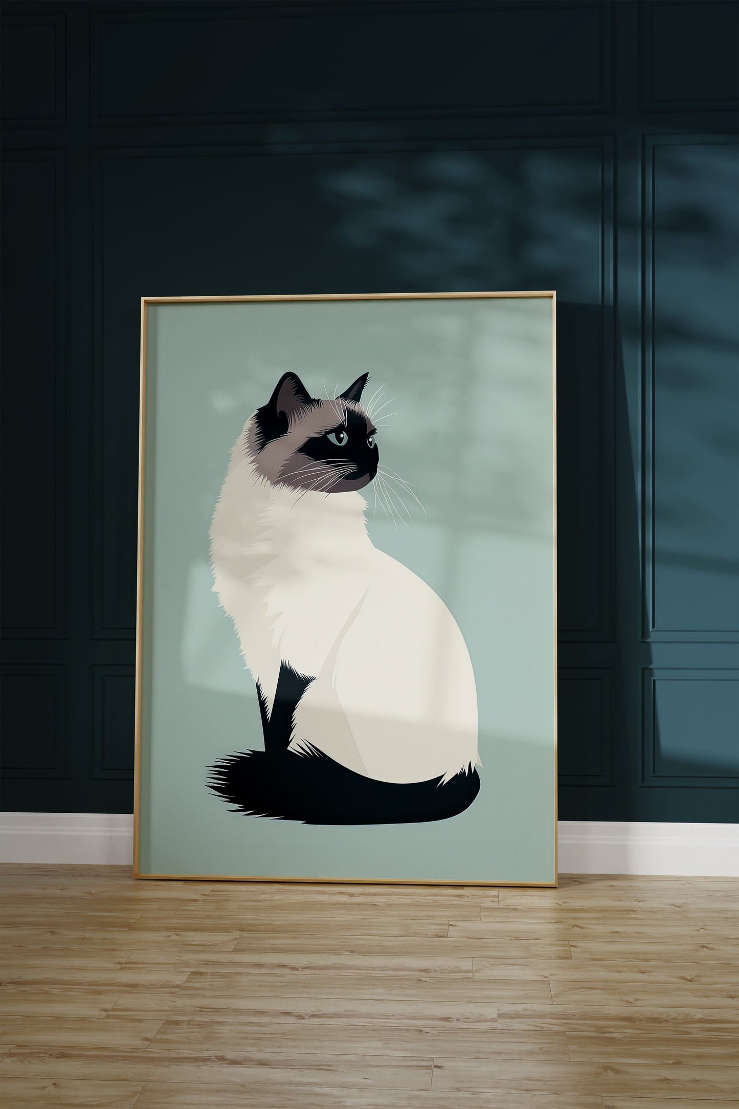 Illustration of a Birman cat 2