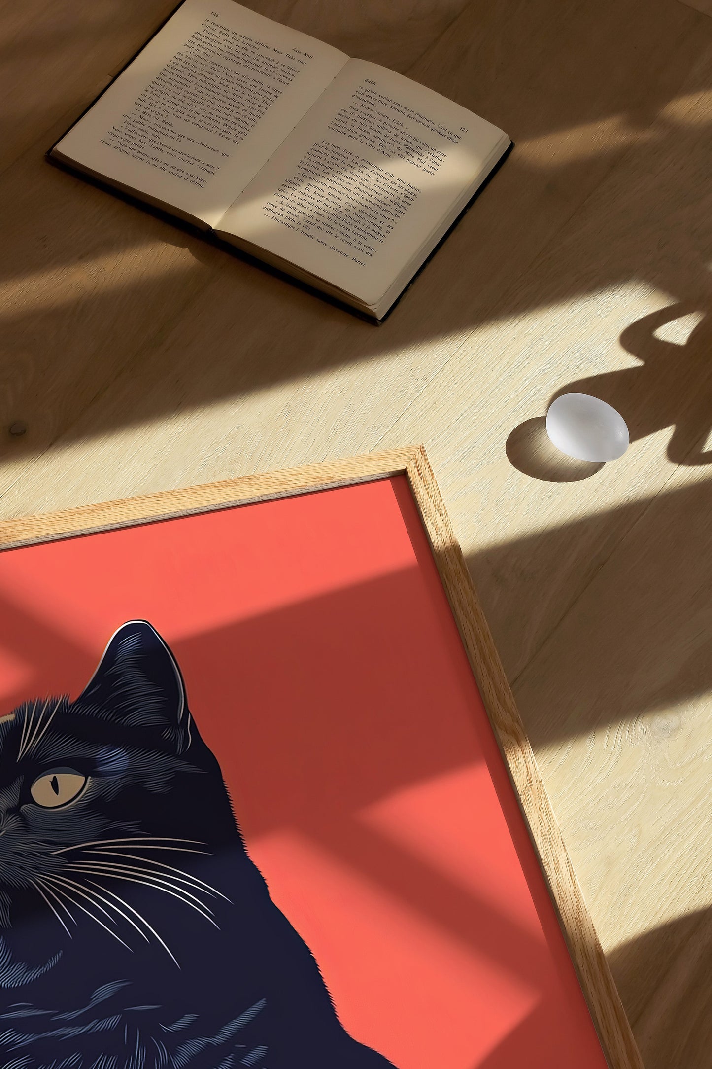 Illustration of a British Shorthair cat