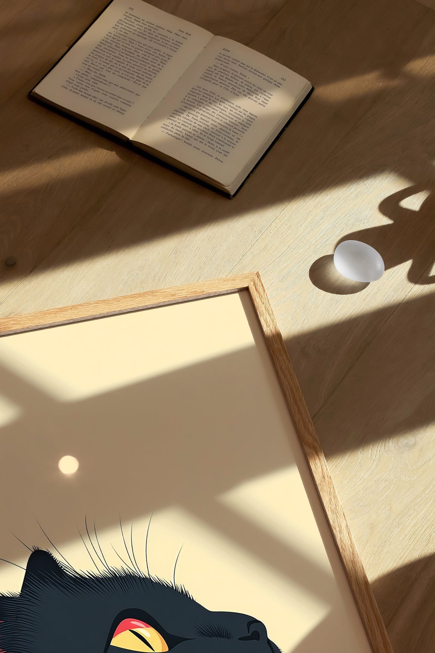 Illustration of a British Shorthair cat 1