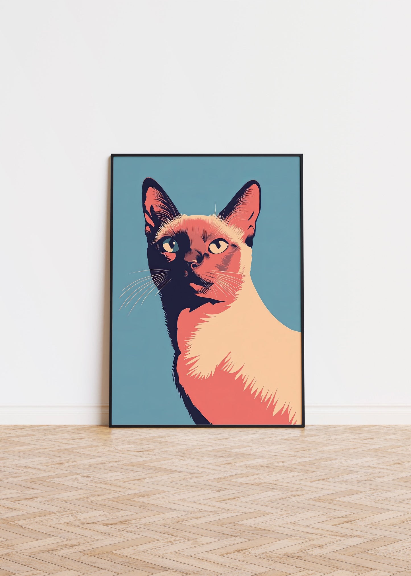 Illustration of a Burmese cat