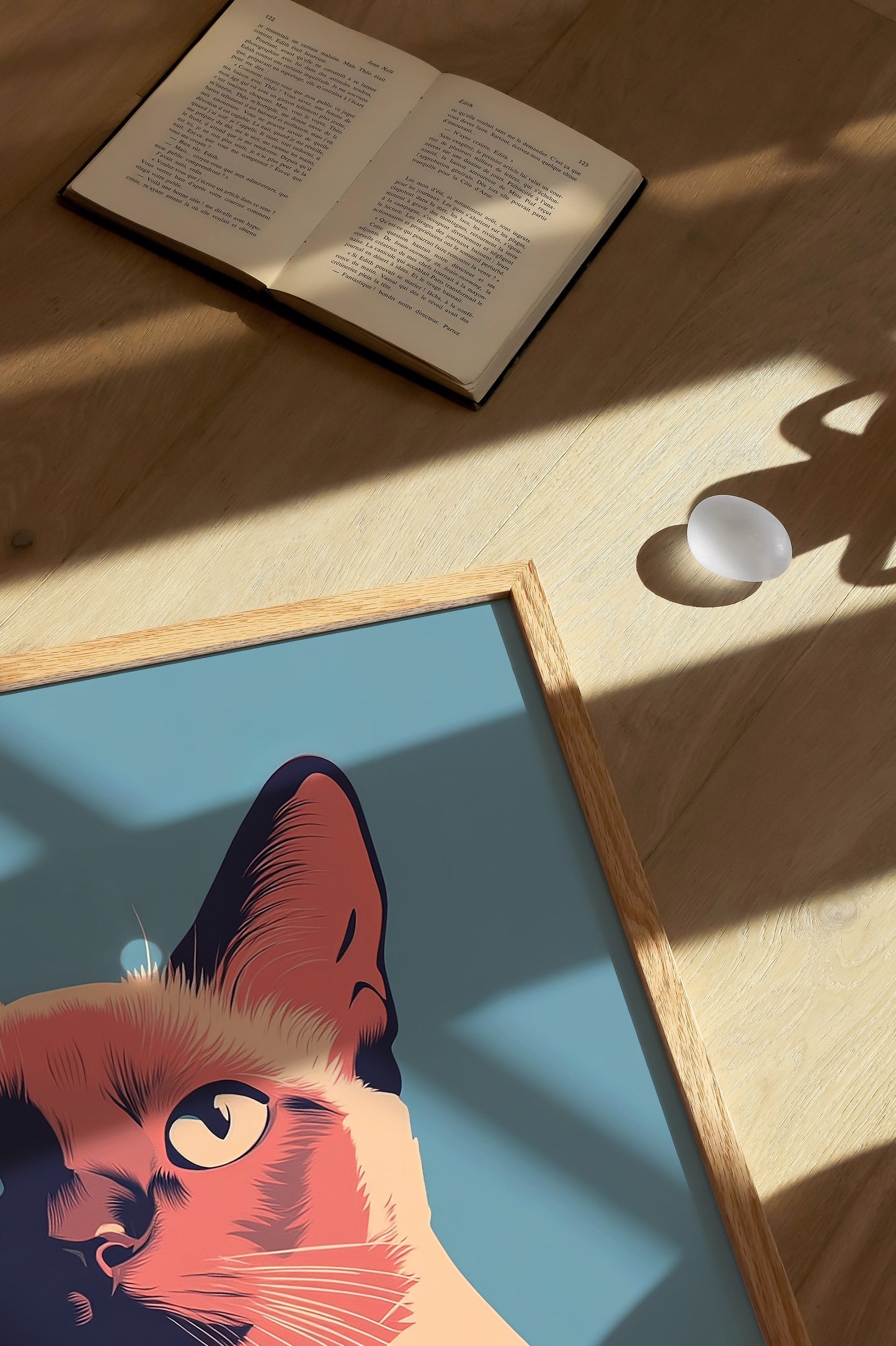 Illustration of a Burmese cat