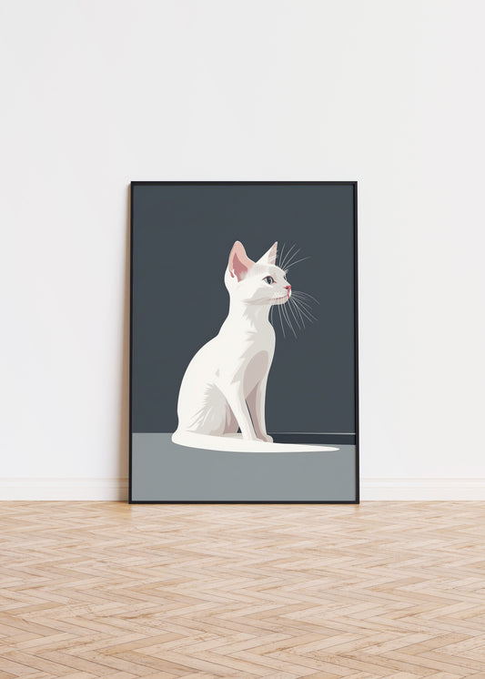 Illustration of a Burmilla cat