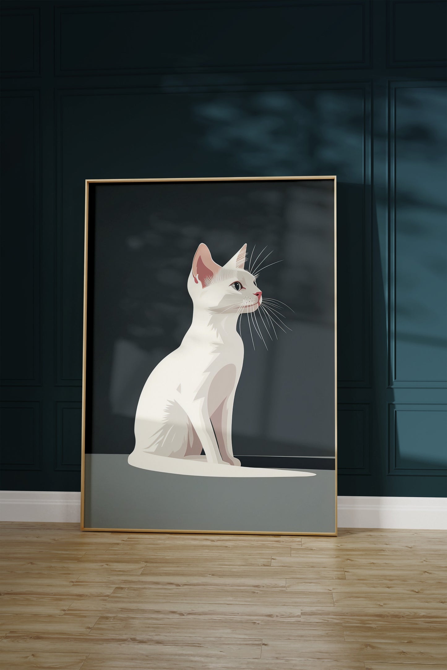Illustration of a Burmilla cat