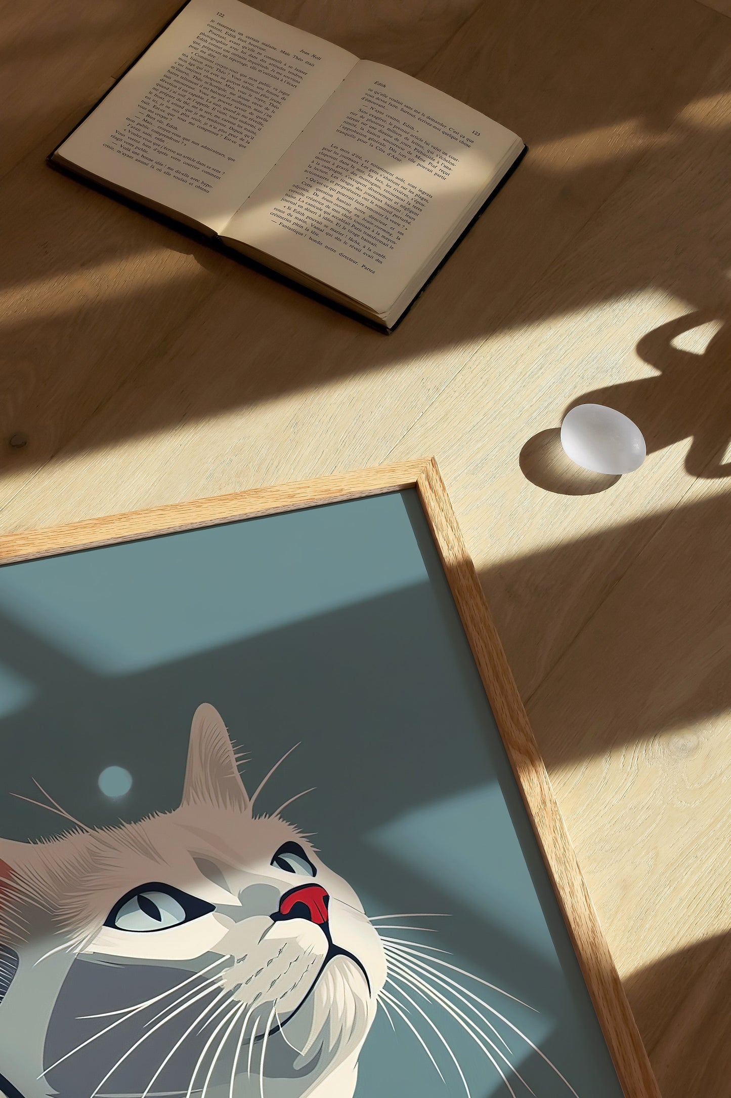 Illustration of a Burmilla cat 1