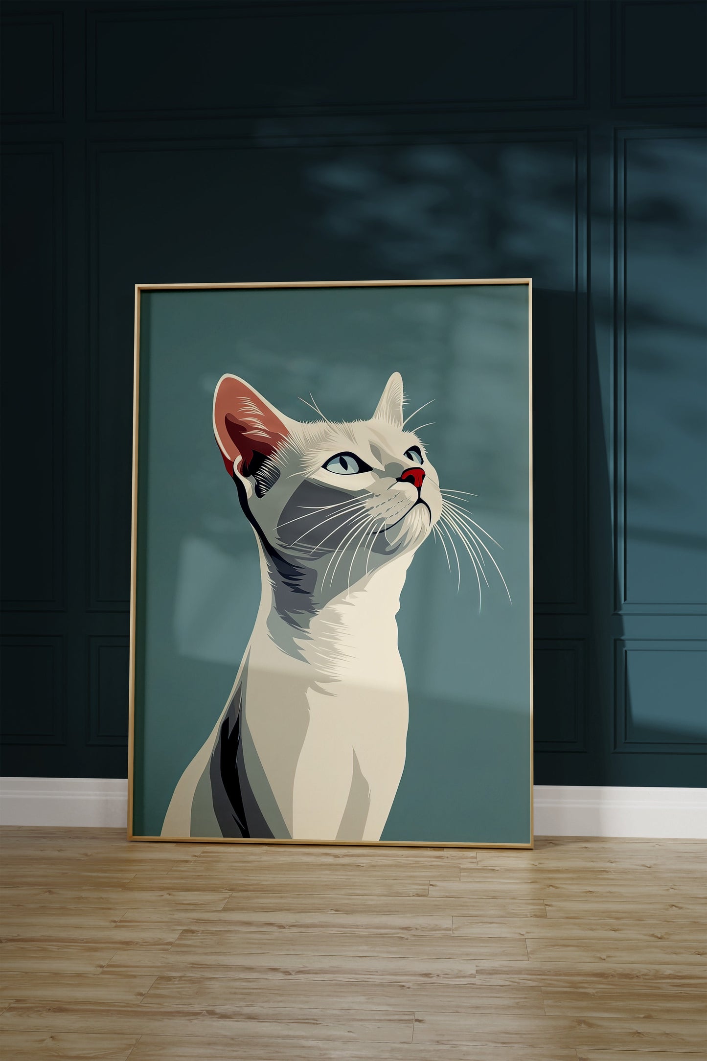 Illustration of a Burmilla cat 1