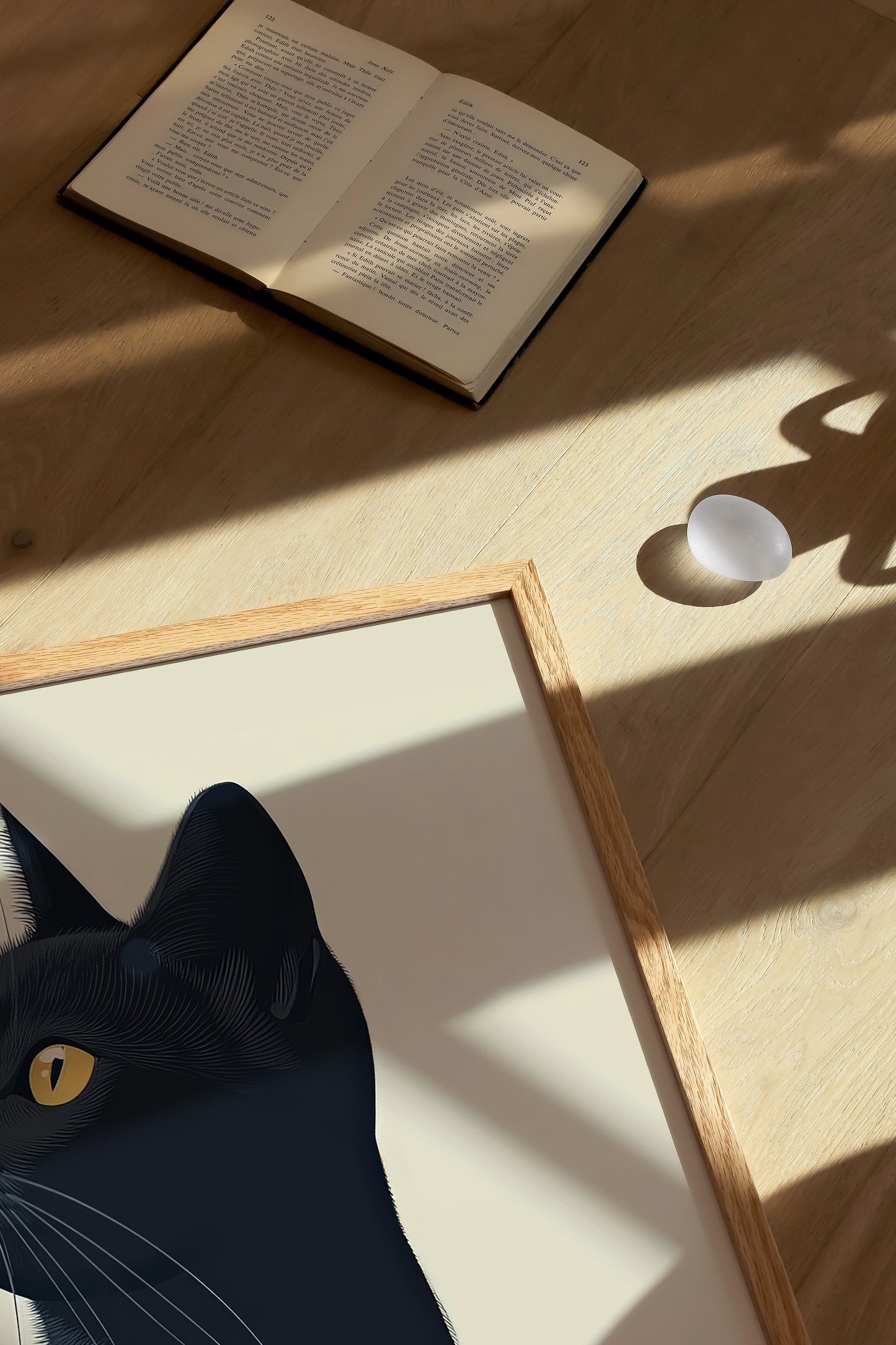 Illustration of a Chartreux cat