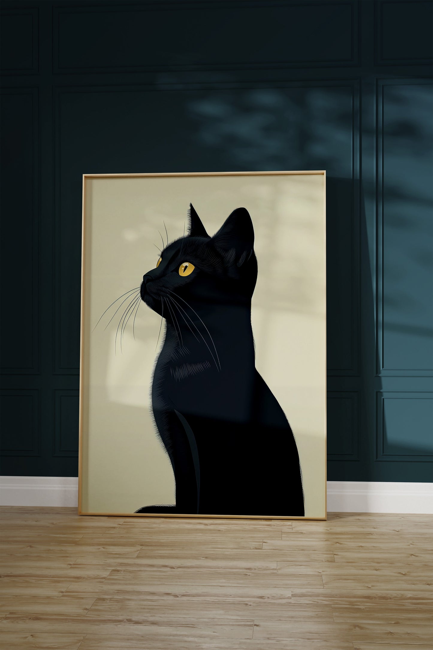 Illustration of a Chartreux cat