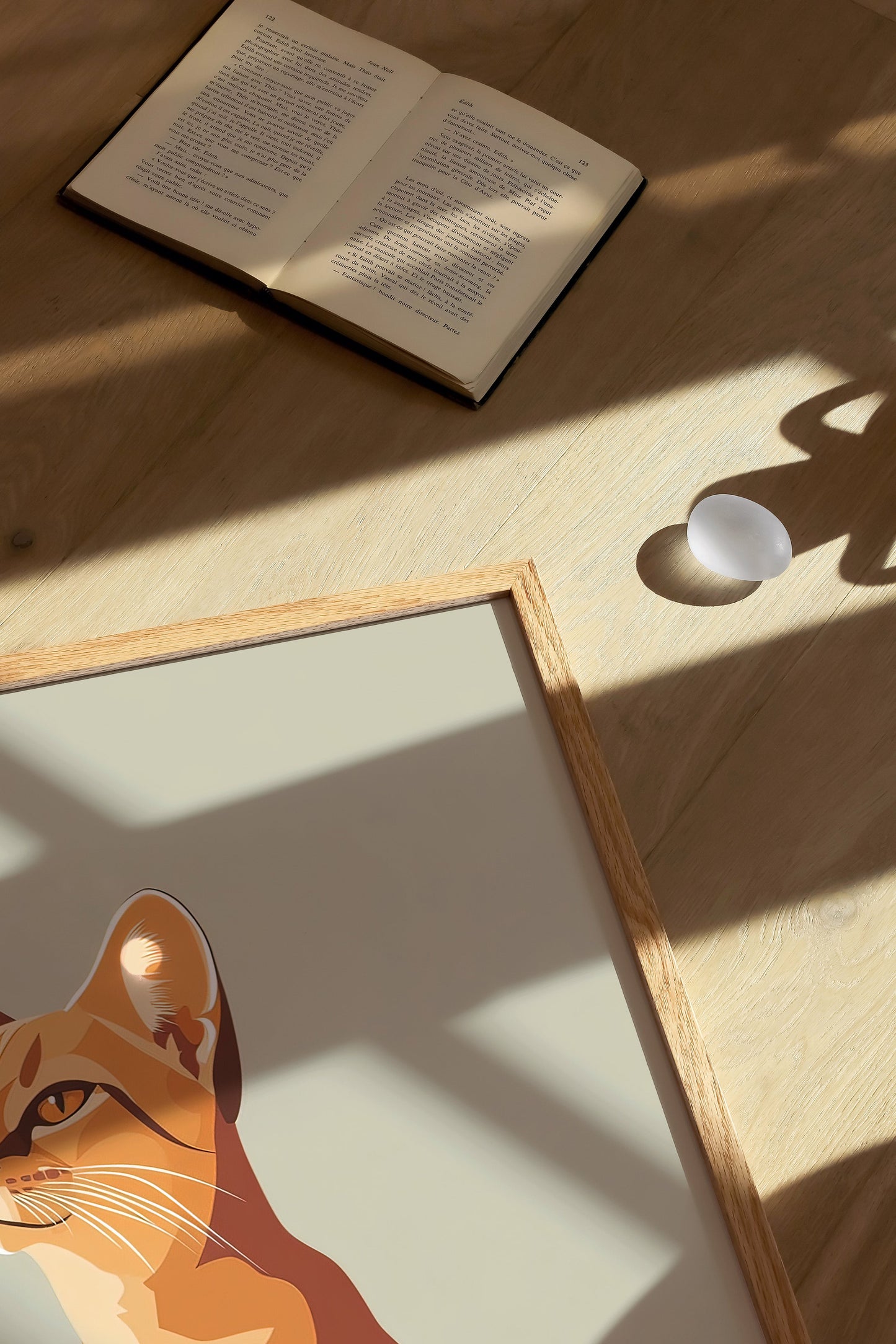 Illustration of a Chausie cat