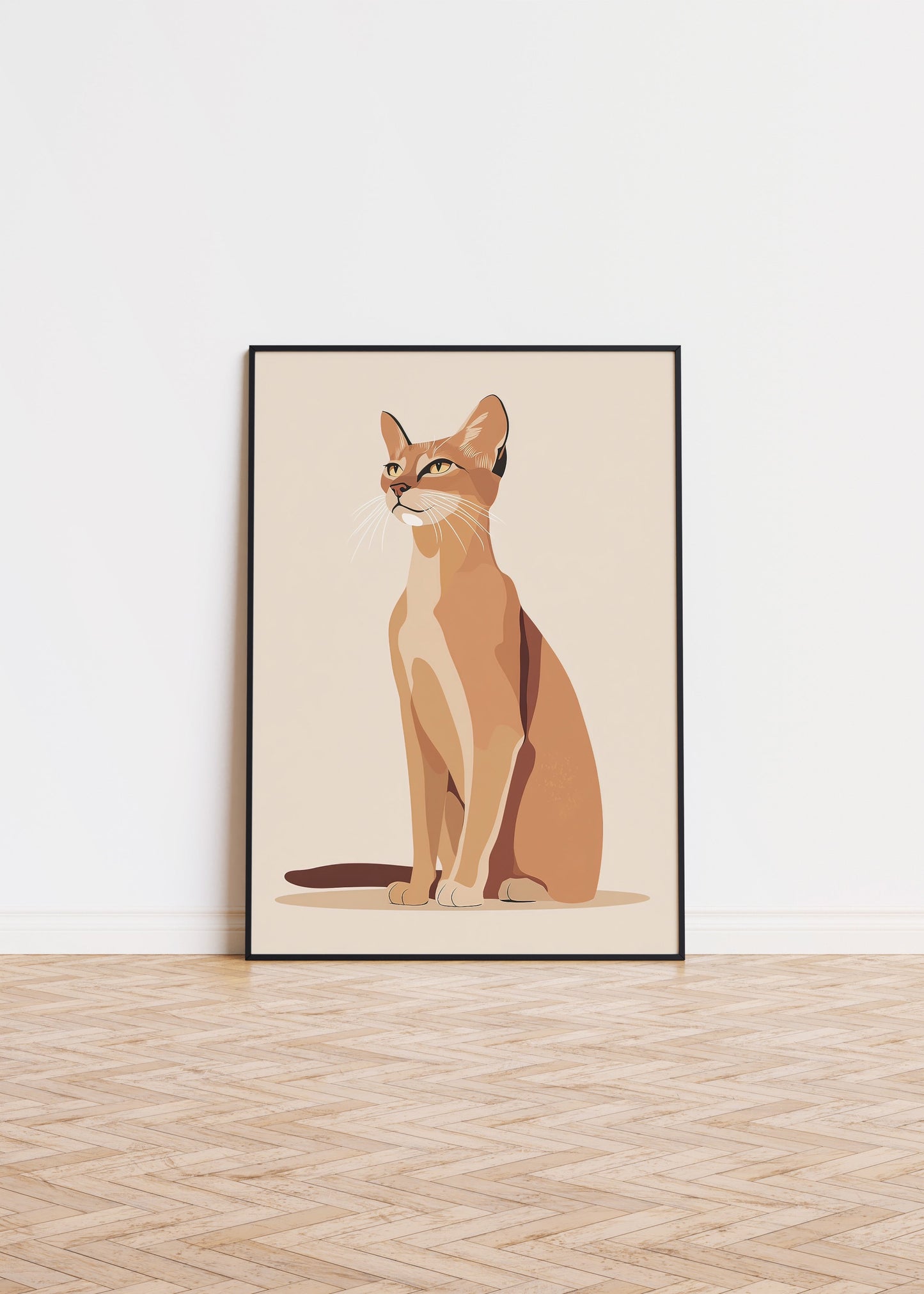 Illustration of a Chausie cat 2