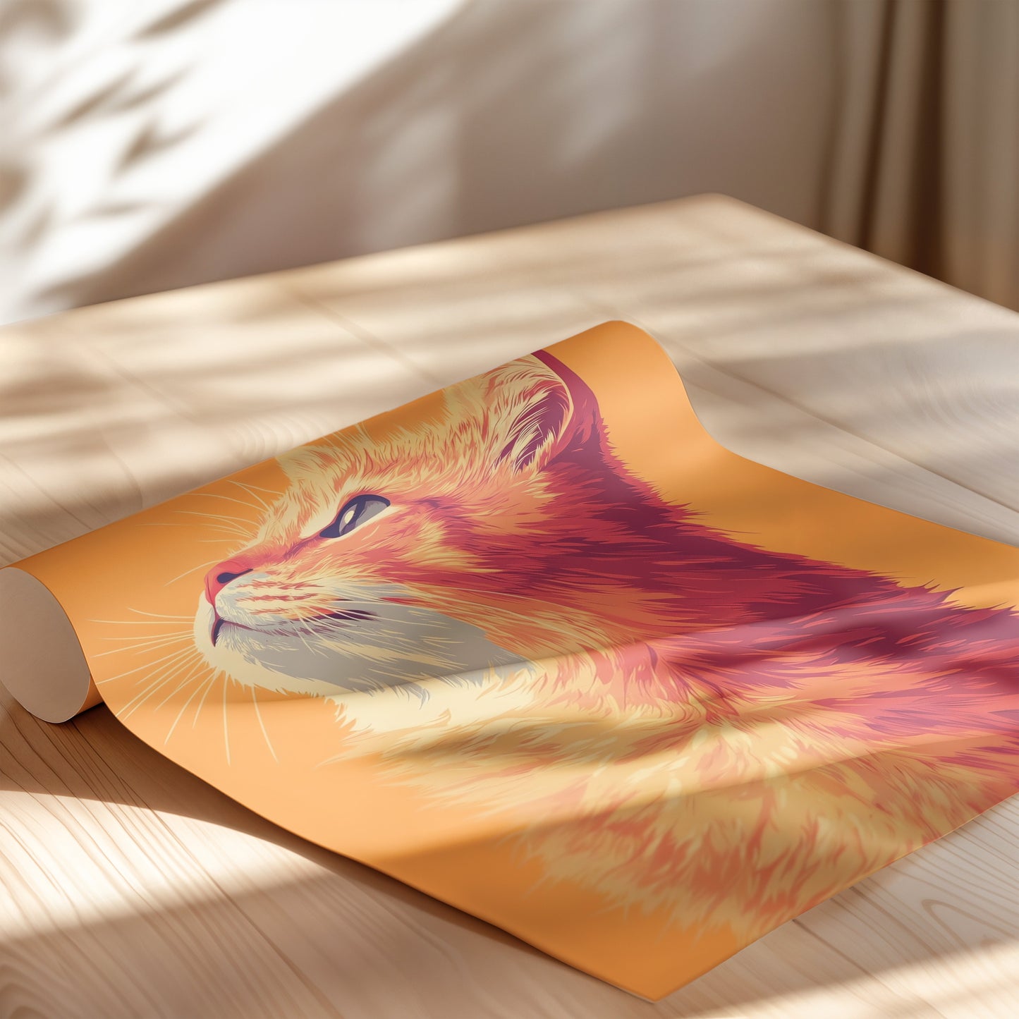 Illustration of a Cheetoh cat