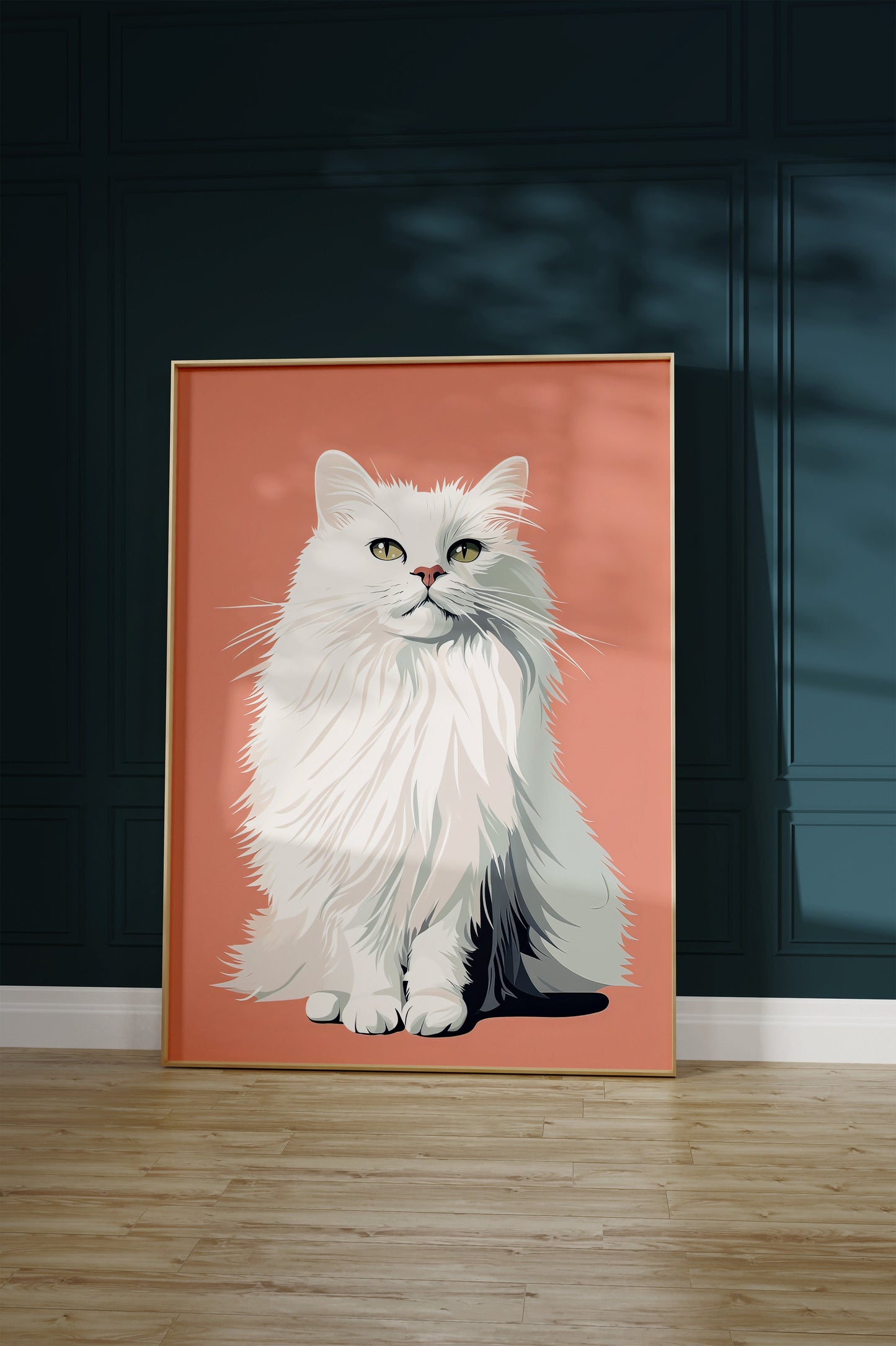 Illustration of a Himalayan cat 1