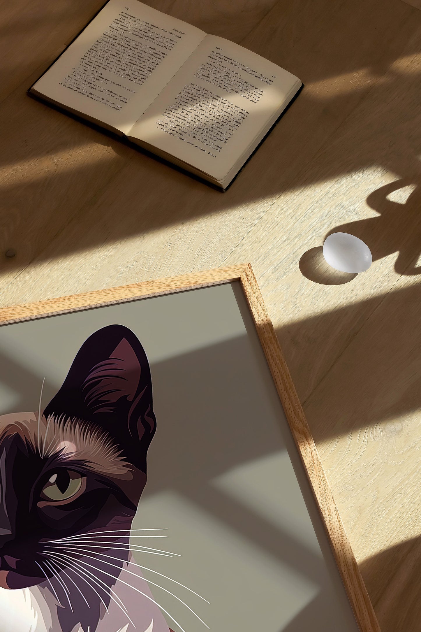 Illustration of a Javanese cat 1