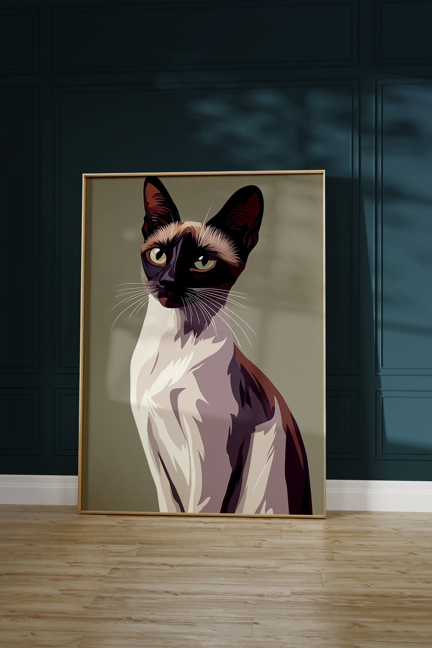 Illustration of a Javanese cat 1