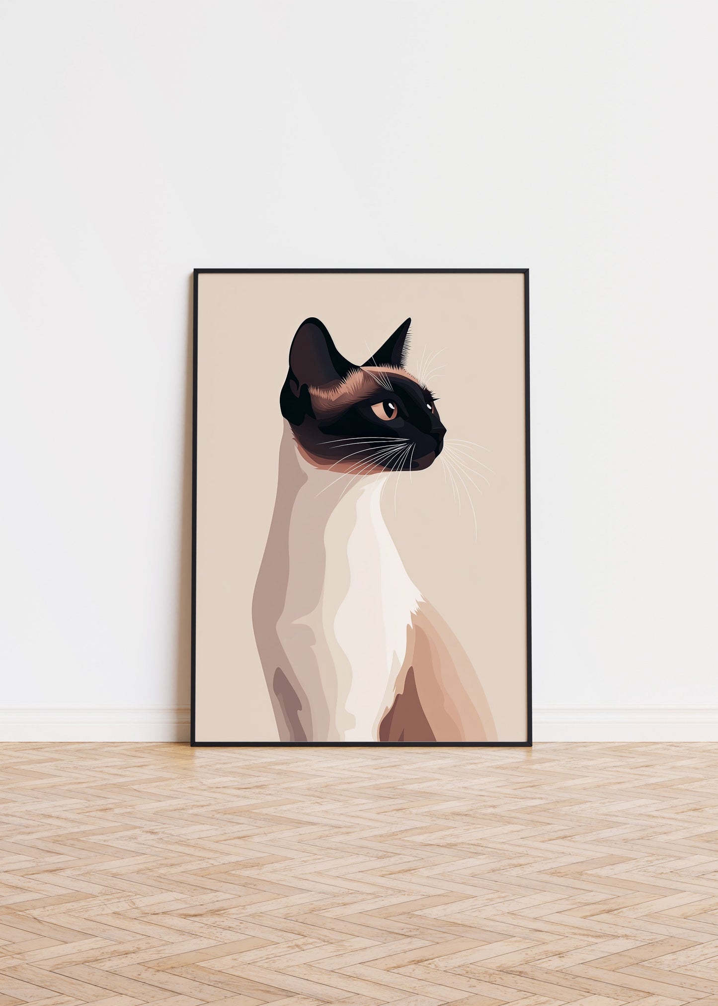 Illustration of a Javanese cat 2