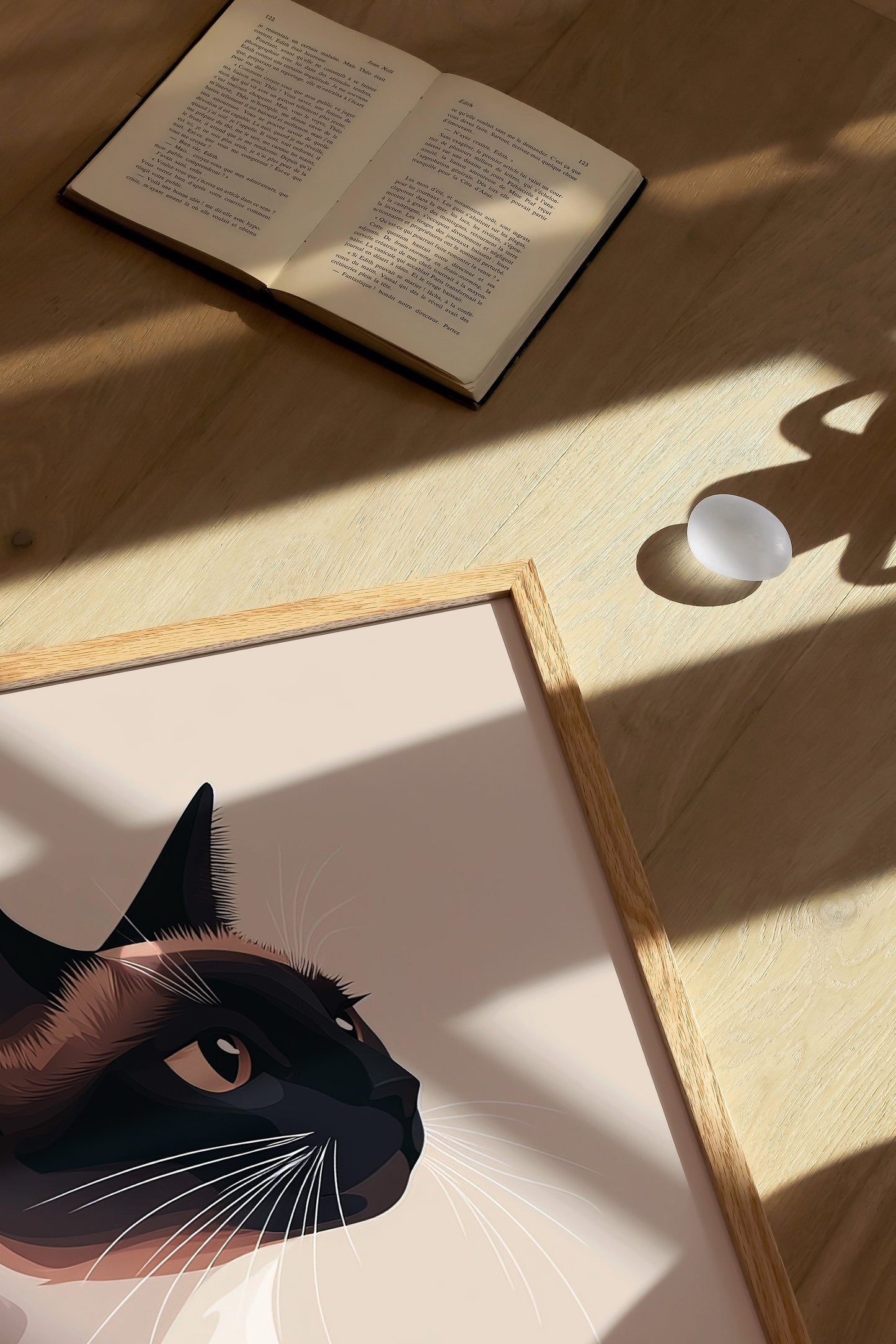 Illustration of a Javanese cat 2