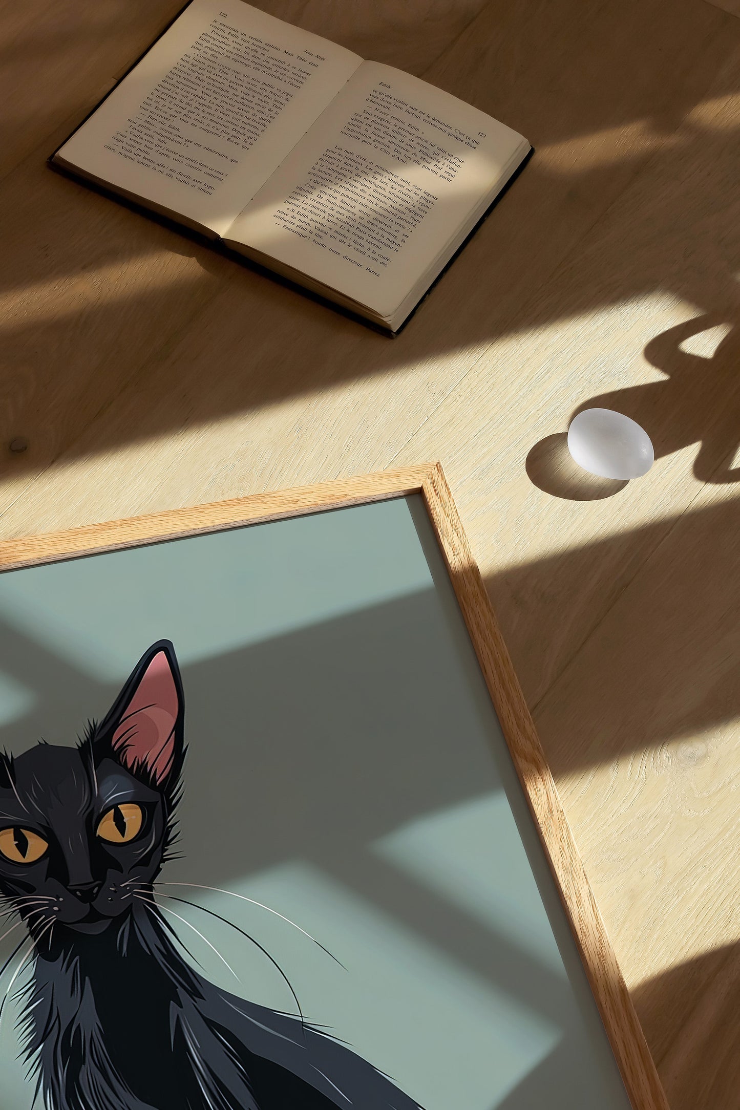 Illustration of a Lykoi cat