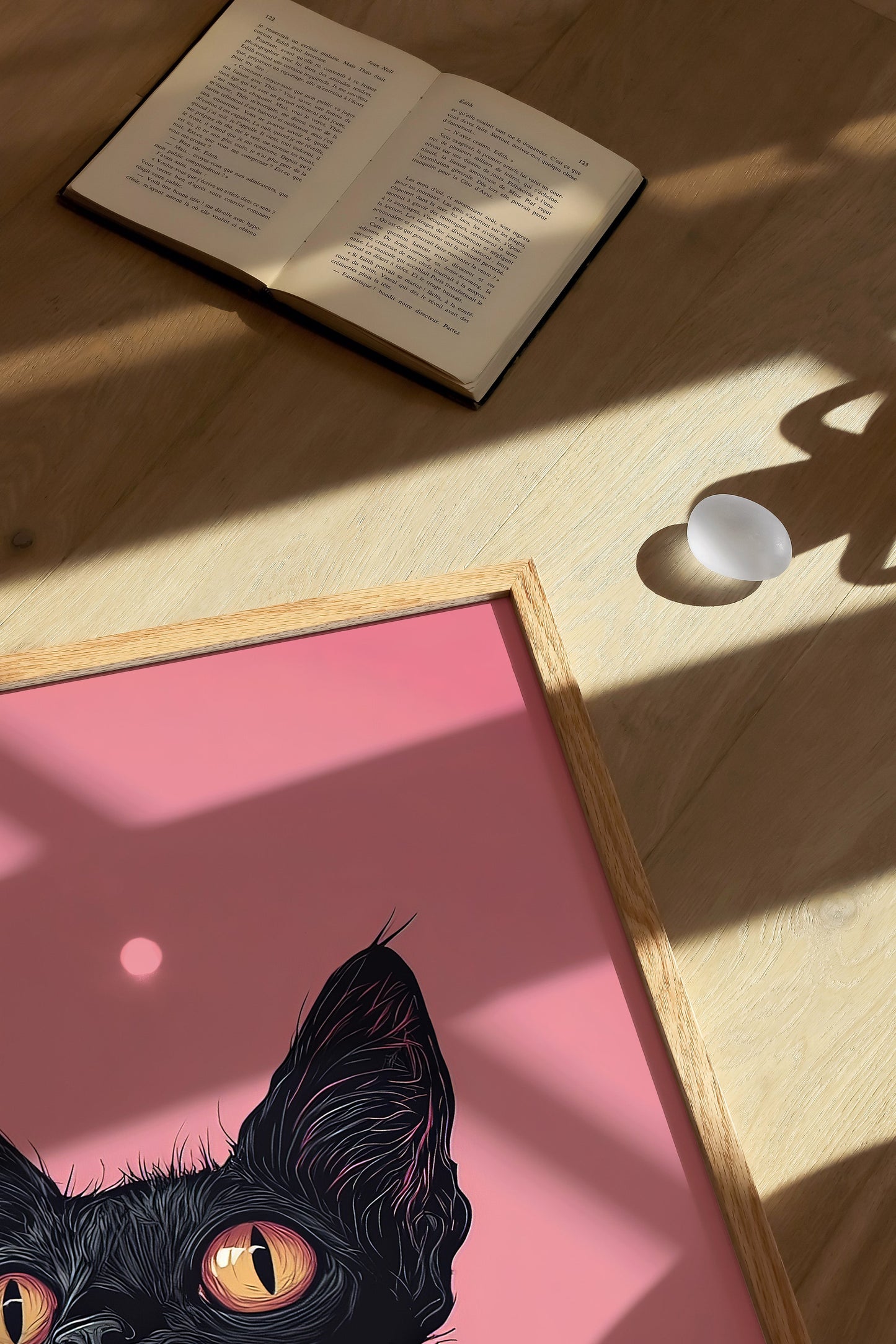 Illustration of a Lykoi cat 1