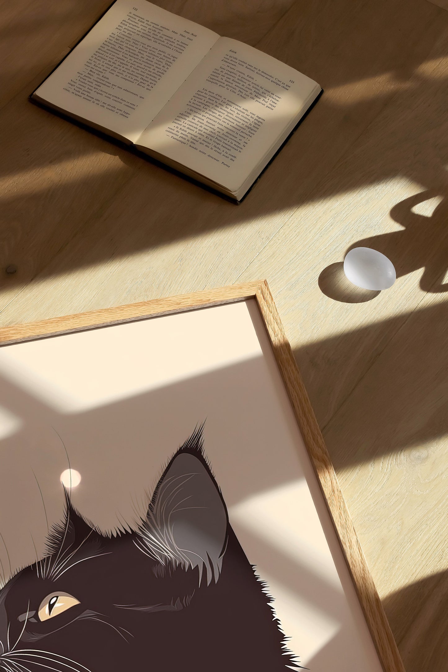 Illustration of a Maine Coon cat 1