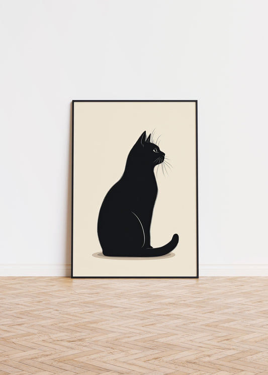 Illustration of a Manx cat 1