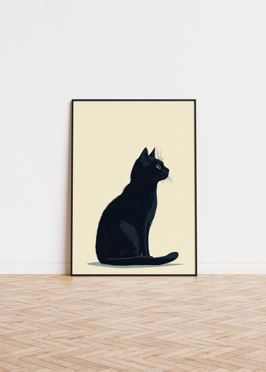 Illustration of a Pixie-Bob cat