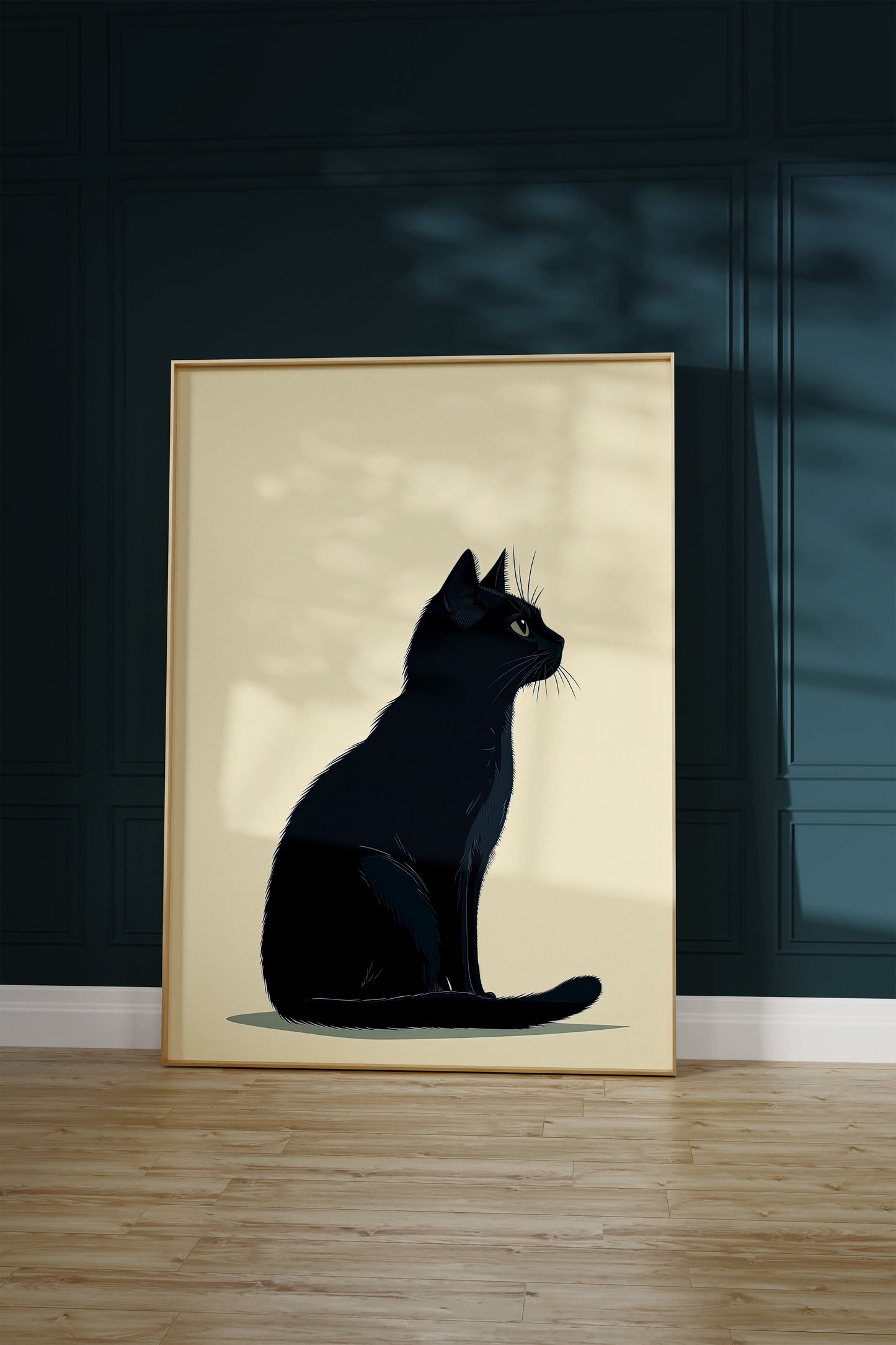 Illustration of a Pixie-Bob cat