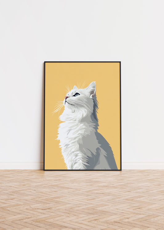 Illustration of a Ragdoll cat