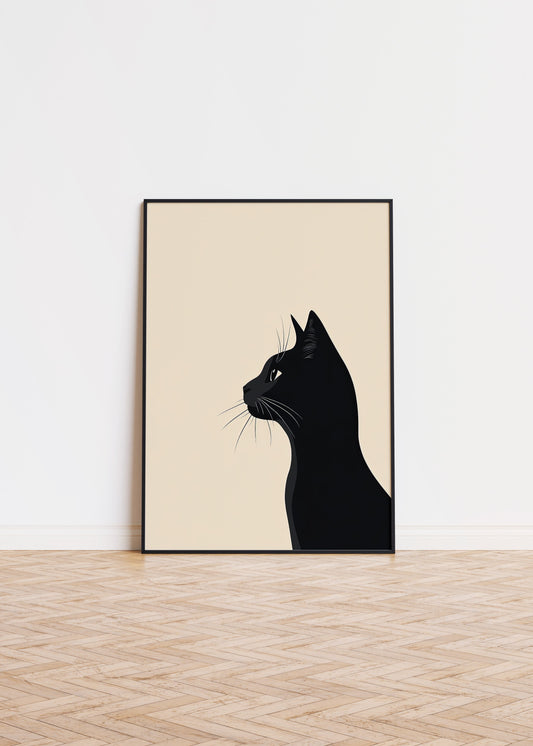 Illustration of a Serengeti cat