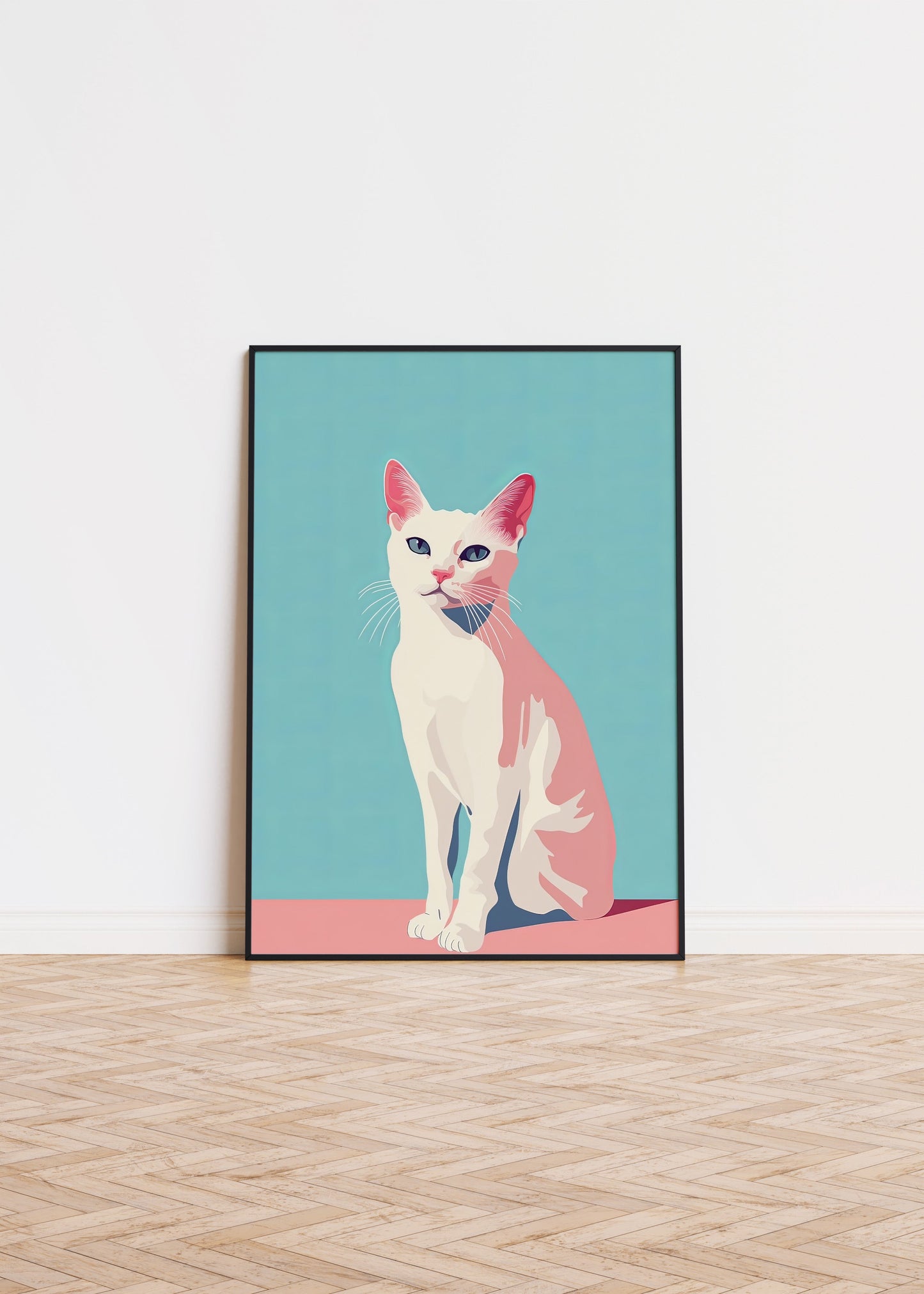 Illustration of a Singapura cat