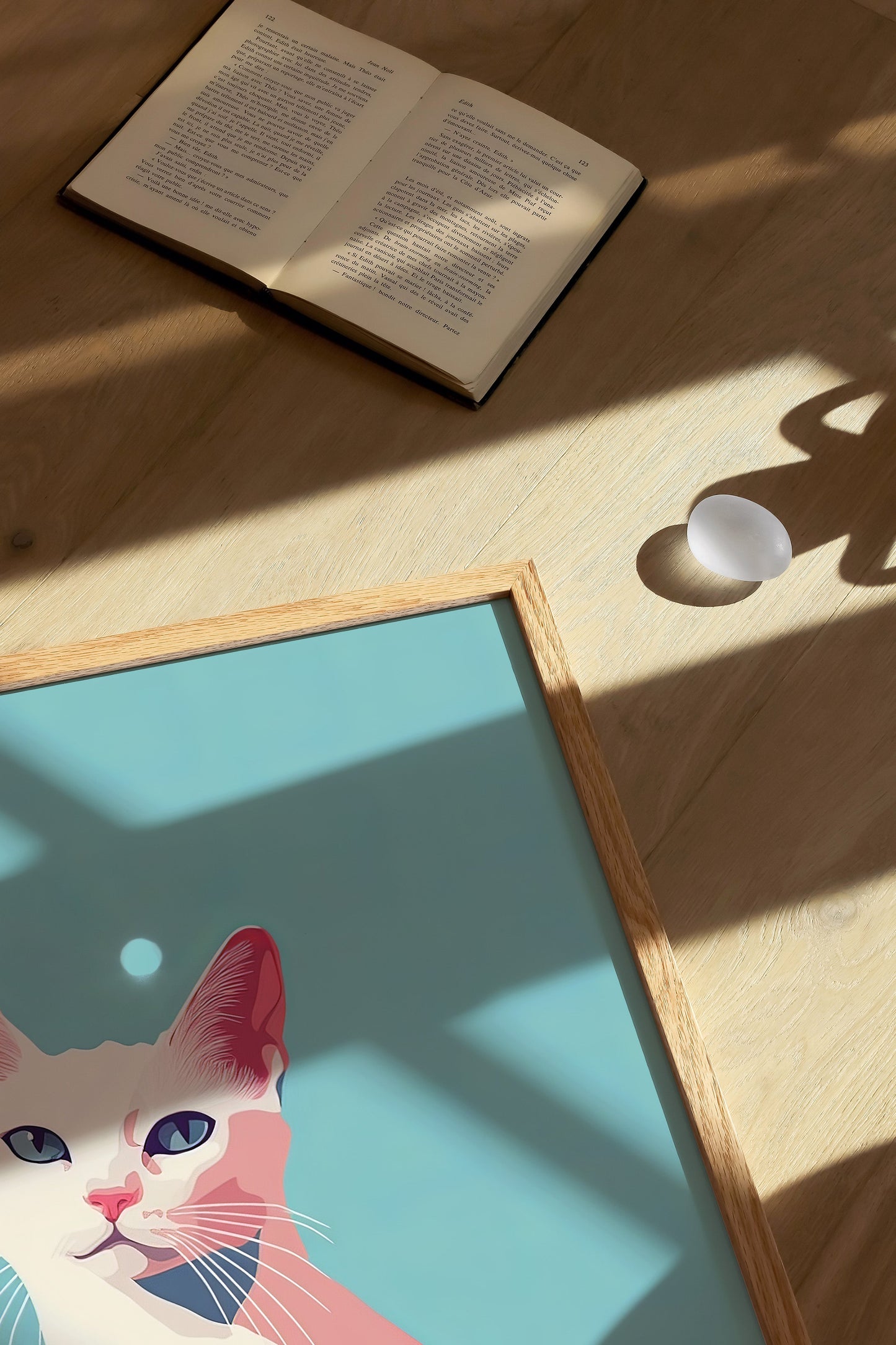 Illustration of a Singapura cat