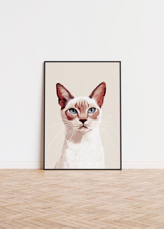 Illustration of a Singapura cat 1