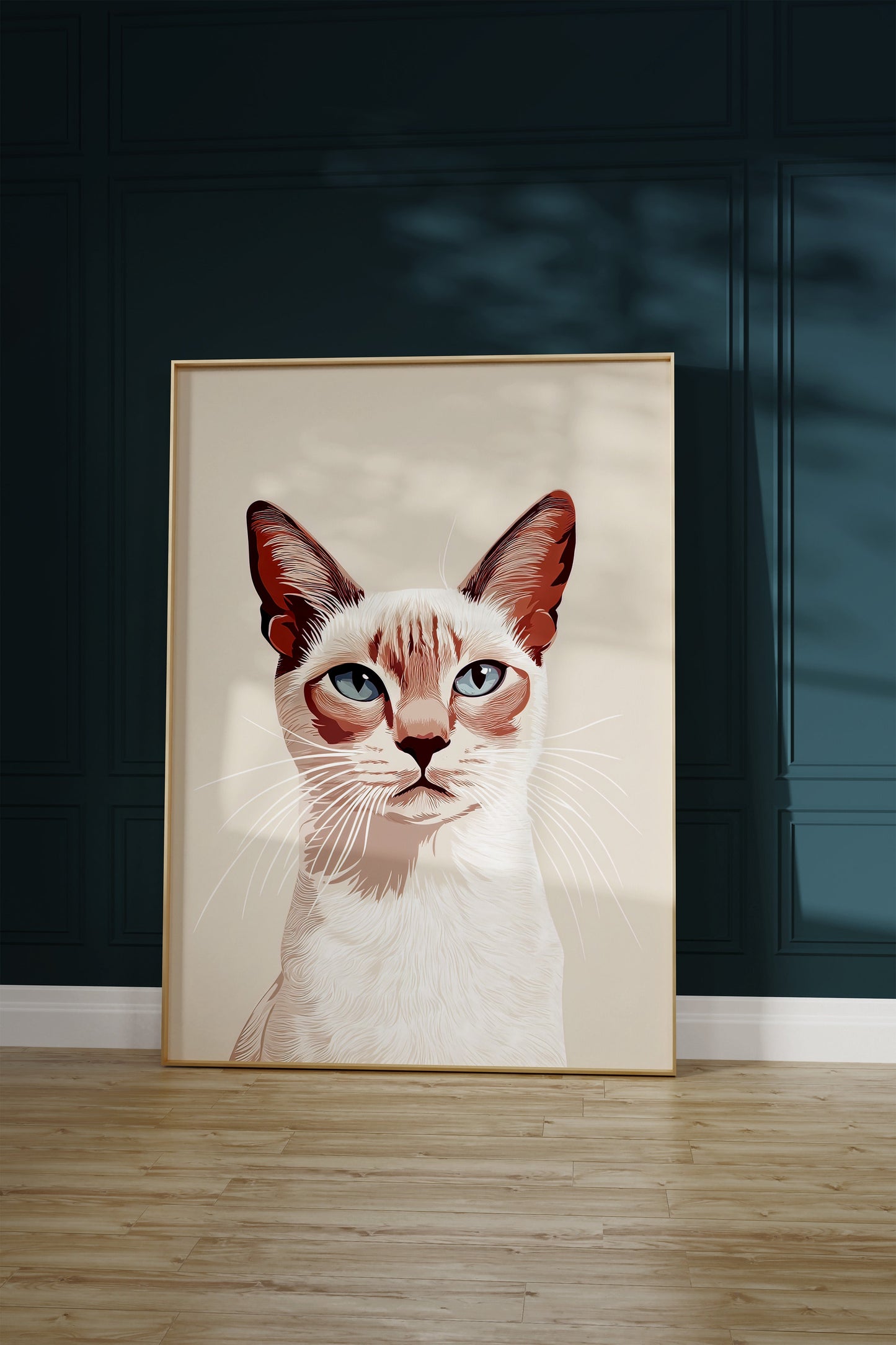 Illustration of a Singapura cat 1