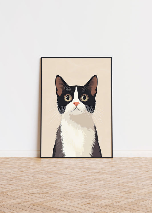 Illustration of a Snowshoe cat