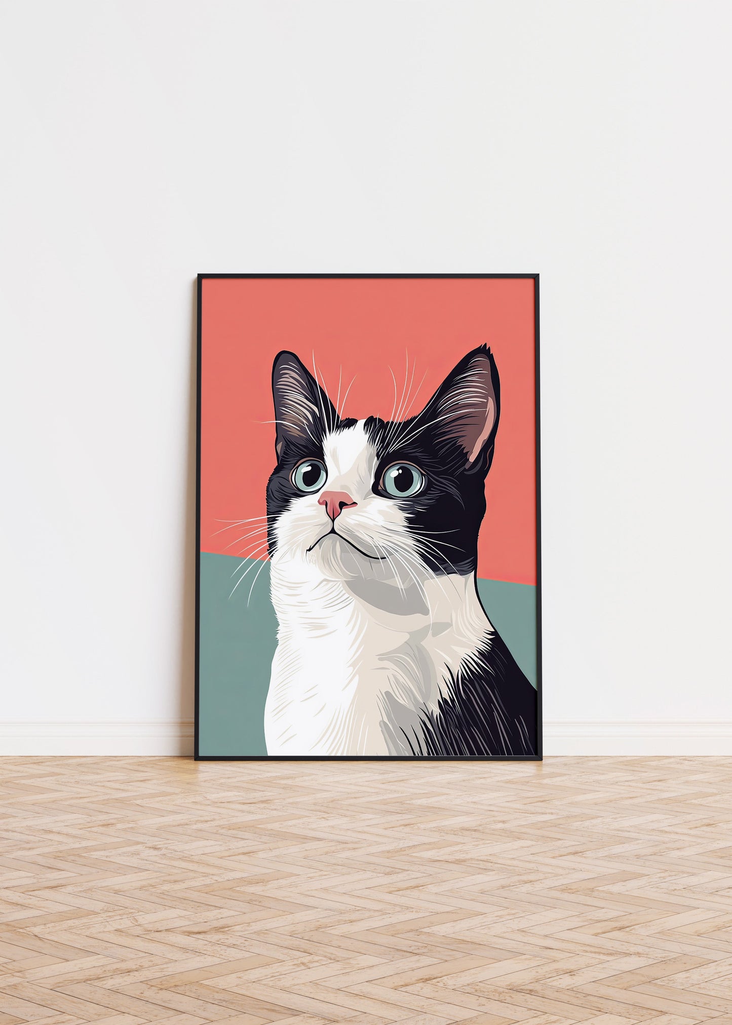 Illustration of a Snowshoe cat 1