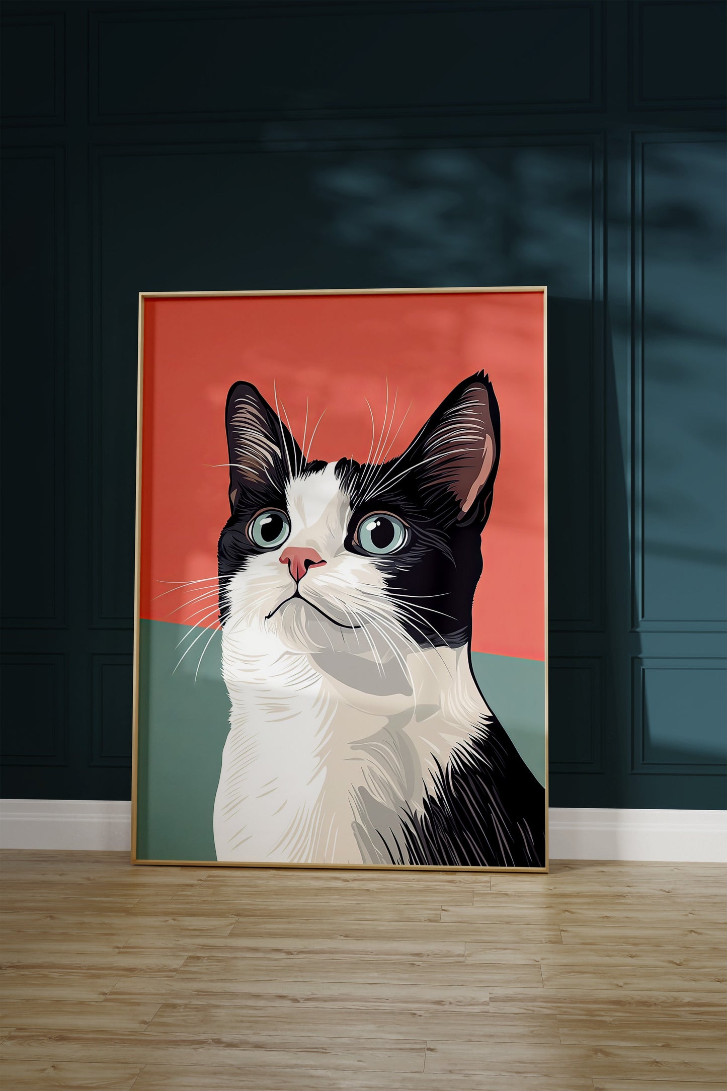 Illustration of a Snowshoe cat 1